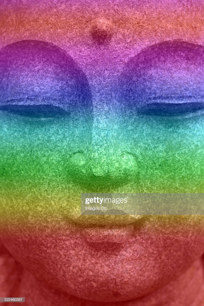 buddha rainbow